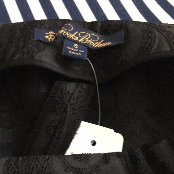 BROOKS BROTHERS PAISLEY JACQUARD ANKLE PANTS - Picture 6 of 9